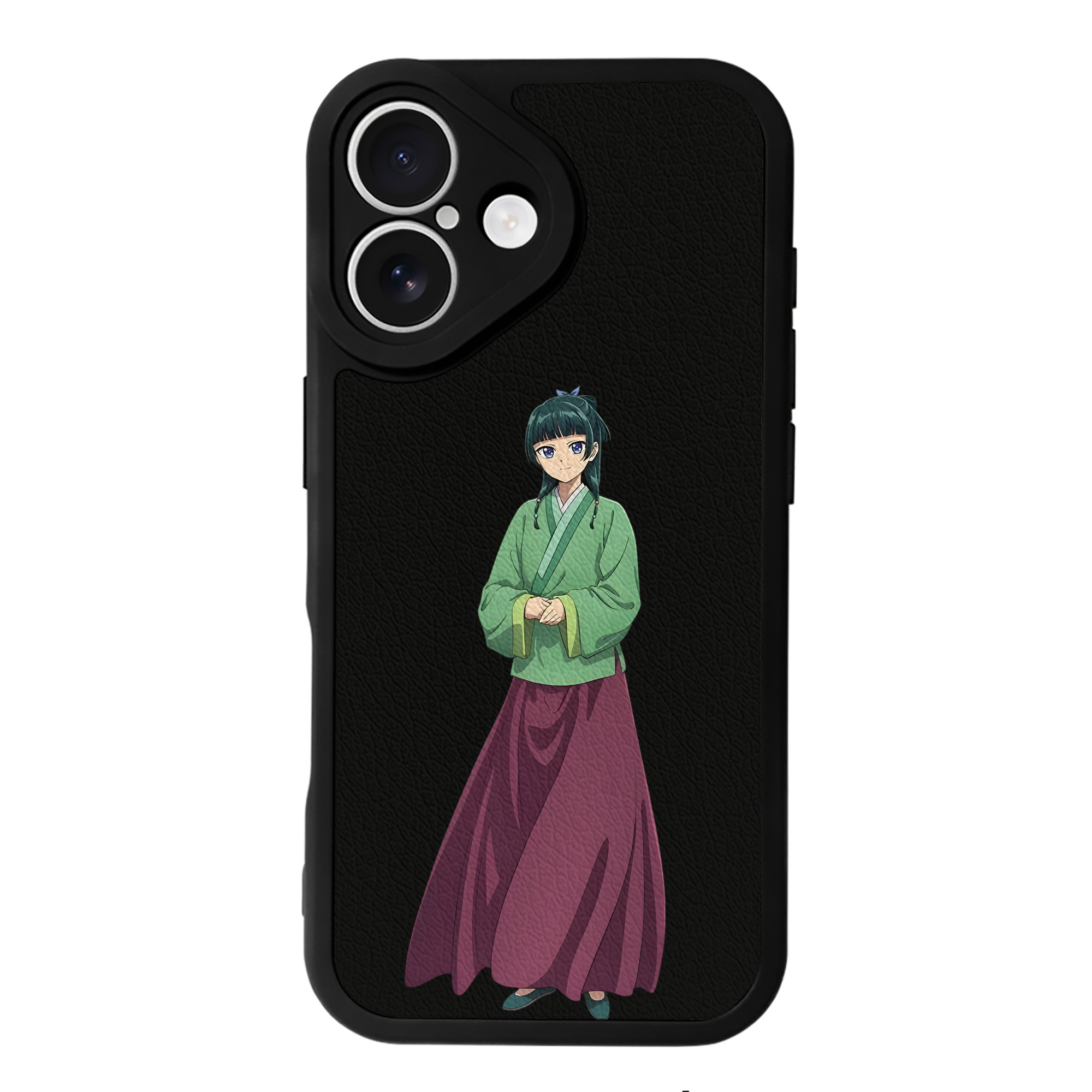 （画像用） 薬屋のひとりごと The Apothecary Diaries 【iPhone 16シリーズ対応】シリコンスマホケース（レザー調） 材質：シリコン